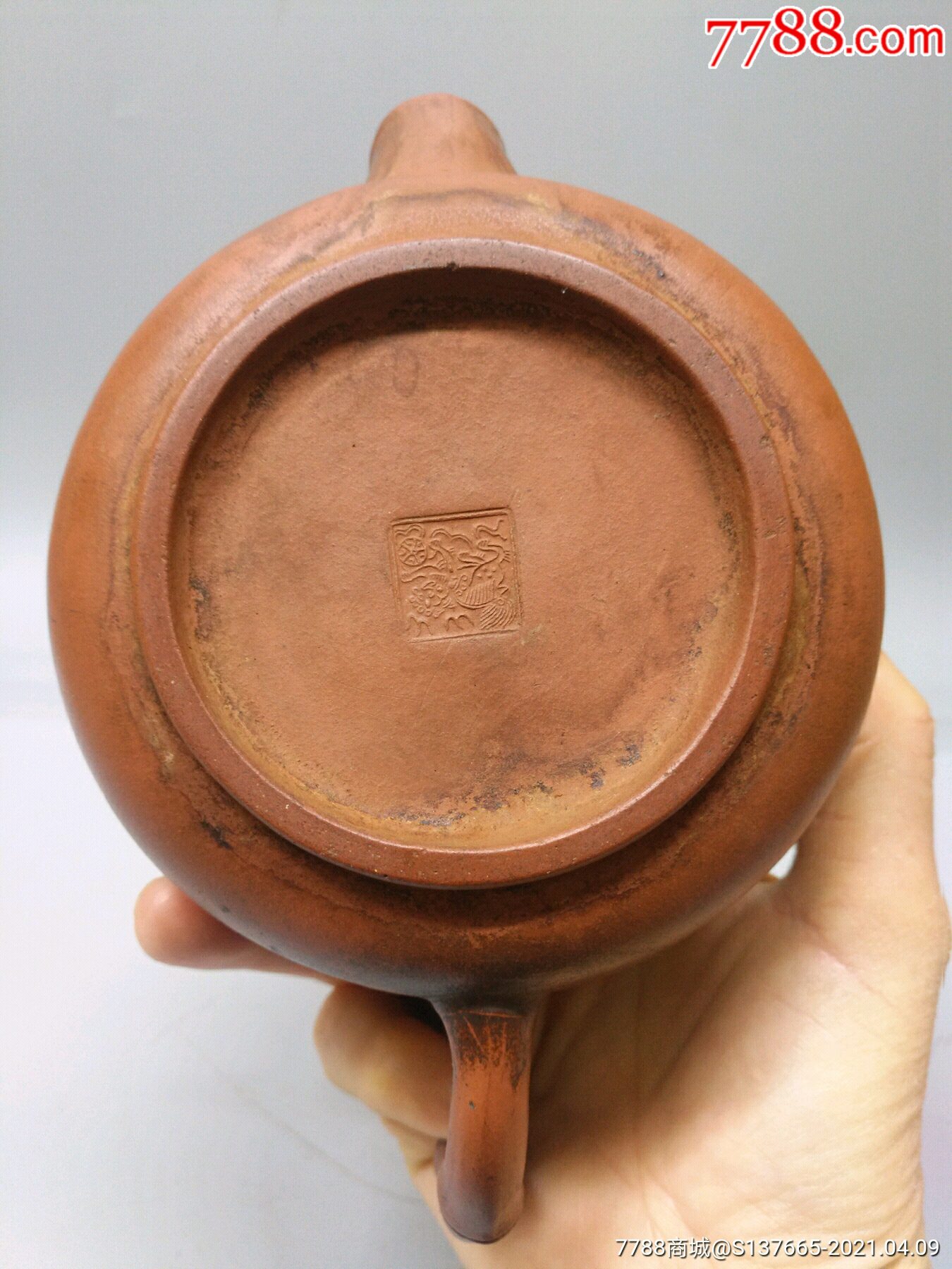 石如生刻竹鼓壶_紫砂壶【净雅轩古玩店】_第9张_7788钱币网