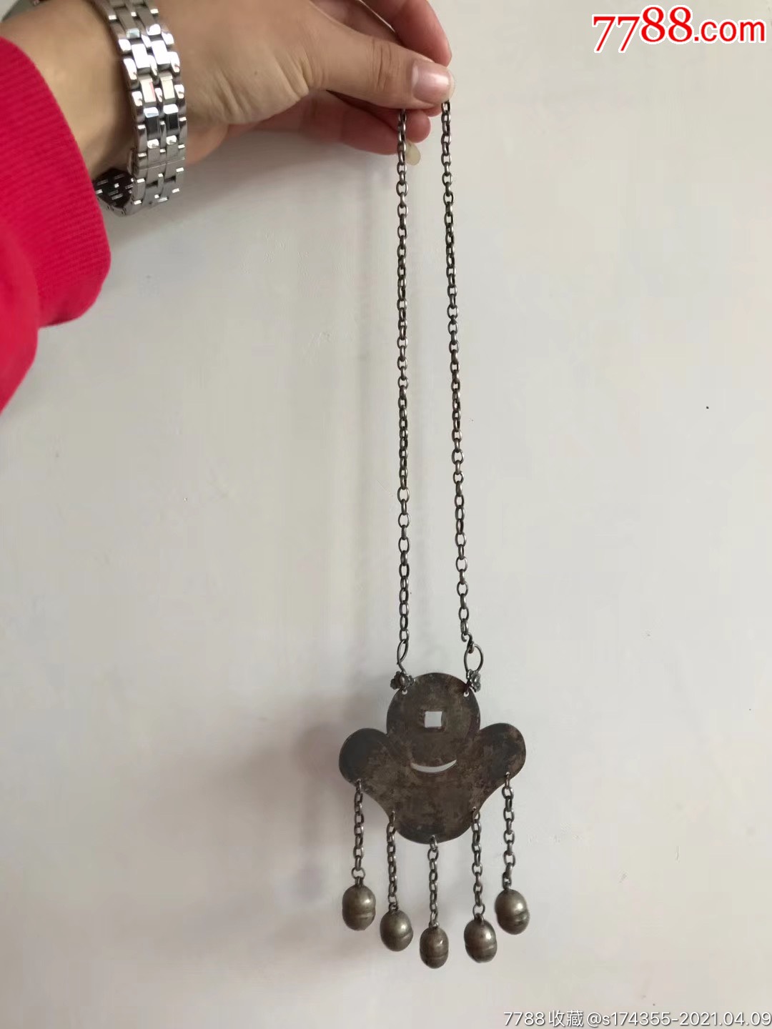 清代长命锁一套_价格2000元【坤旭古玩】_第1张_7788商城__七七八八