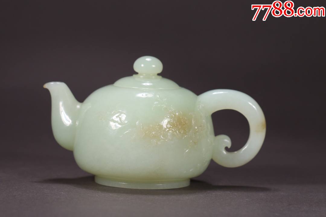 和田玉茶壶一把