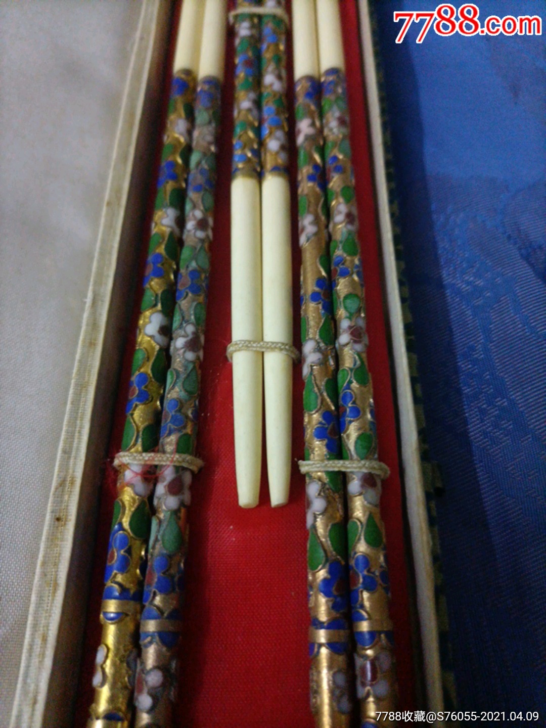 景泰蓝筷子3双