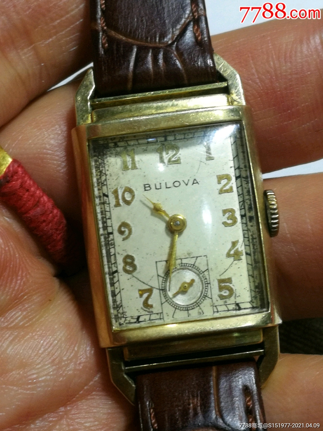 民国时期10k全包金古董小金表