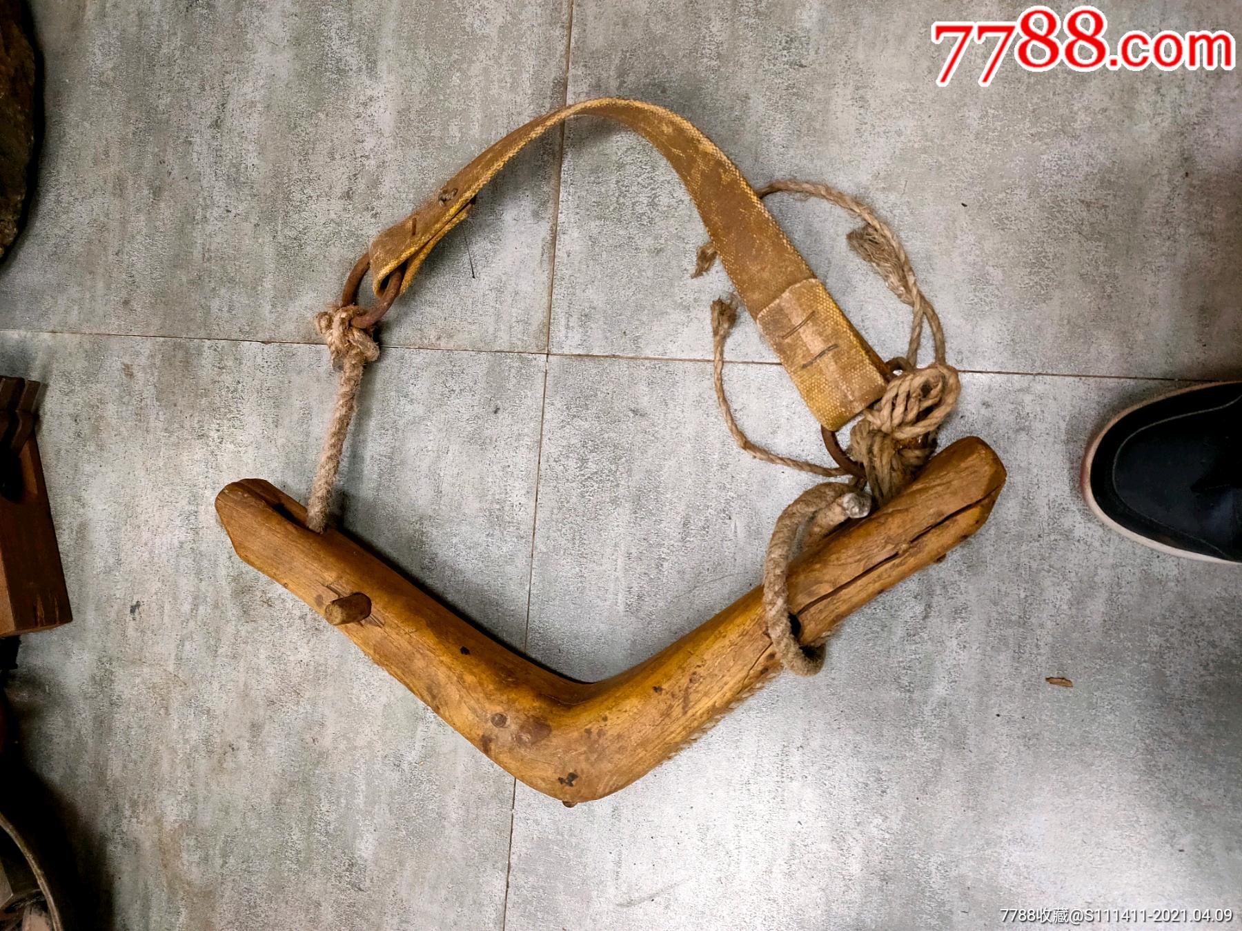 老民俗实木牛样子