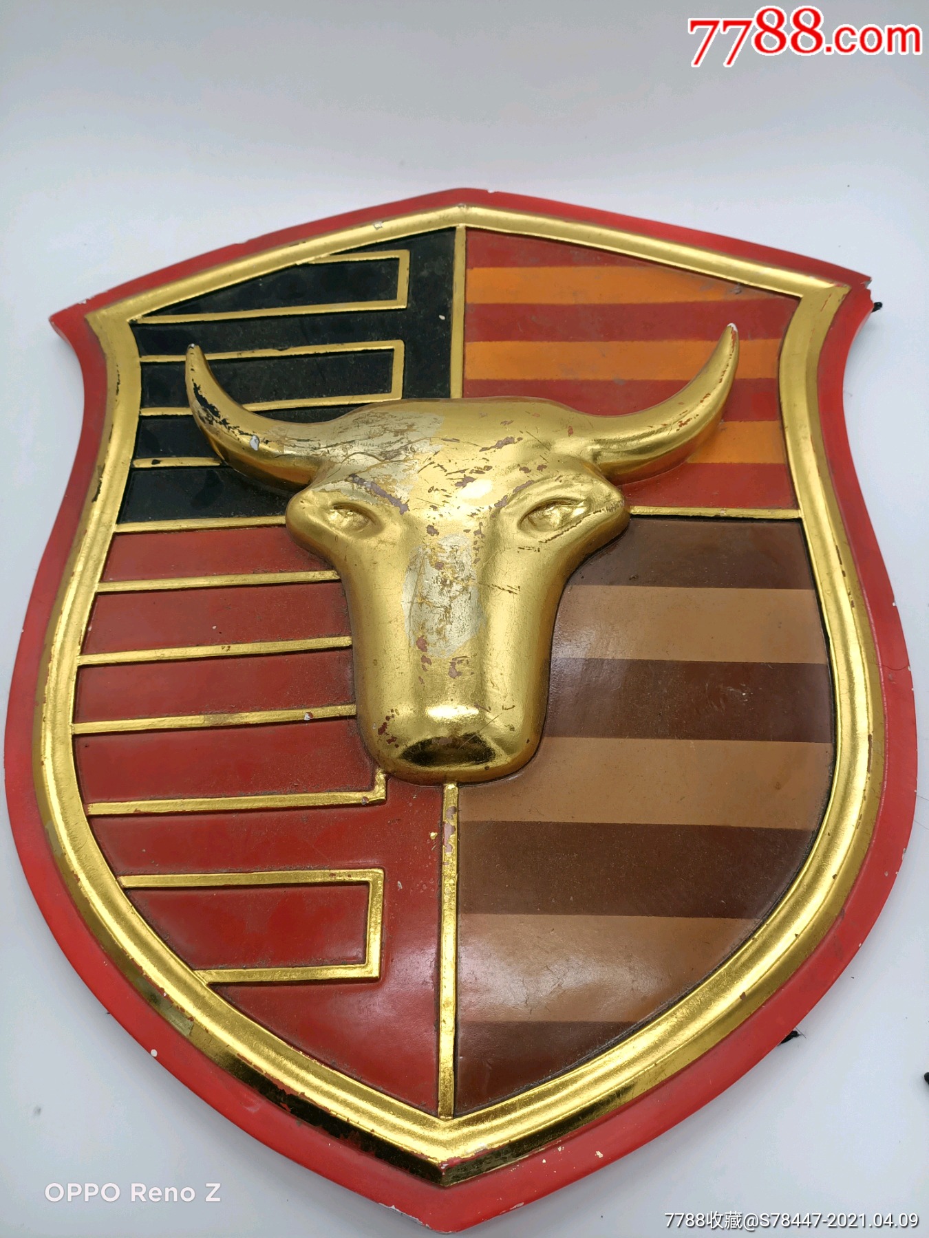 牛头徽_体育运动徽章_第1张_7788漆器收藏