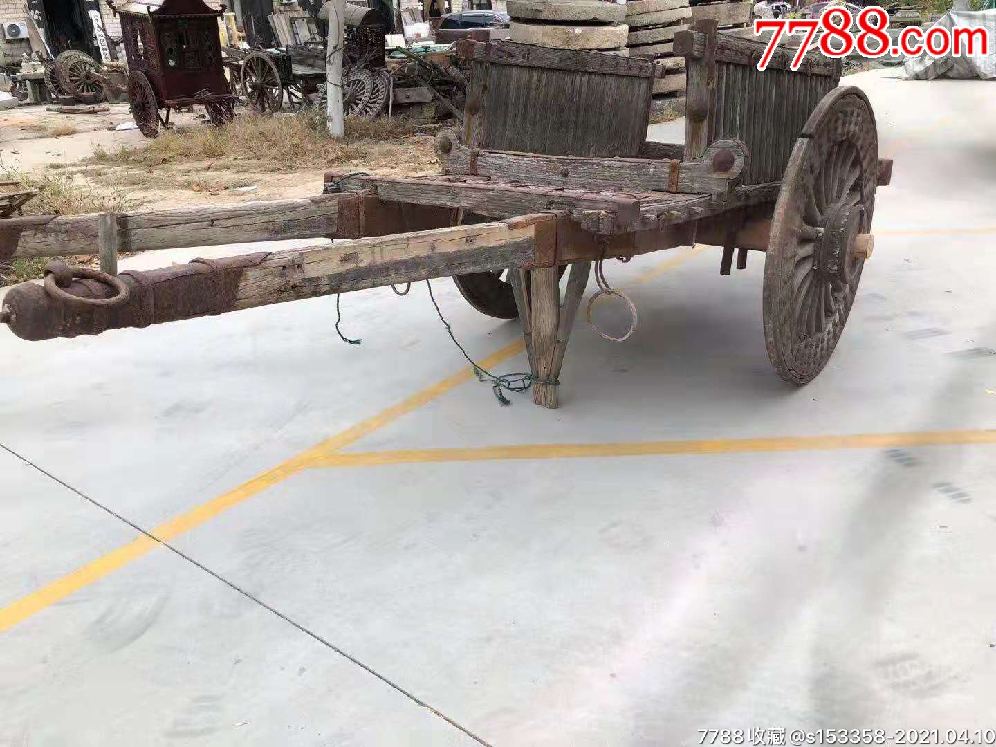 青代铁艺大马车