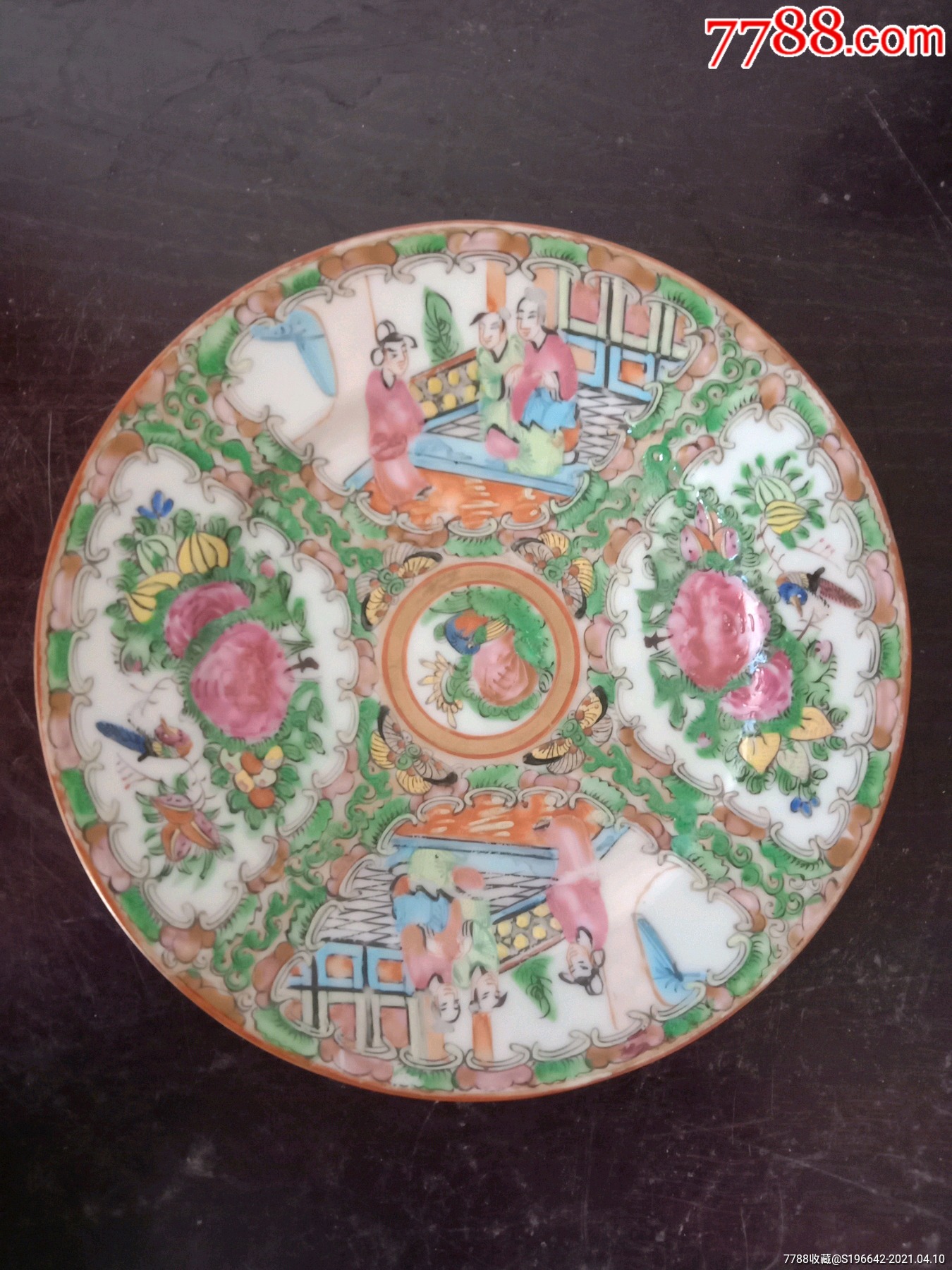 晚清民国时期的广彩故事盘