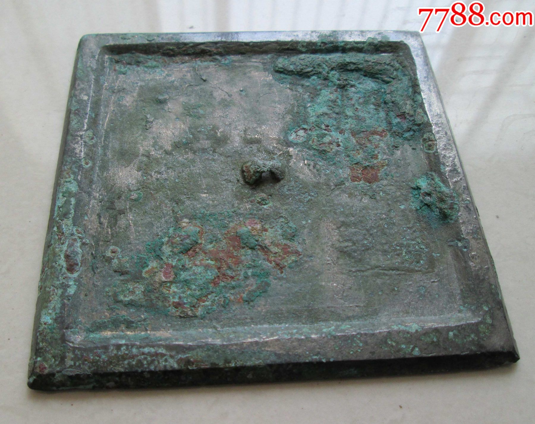 宋代铭文方铜镜-价格:800元-se79463621-铜镜-零售-7788铜器收藏