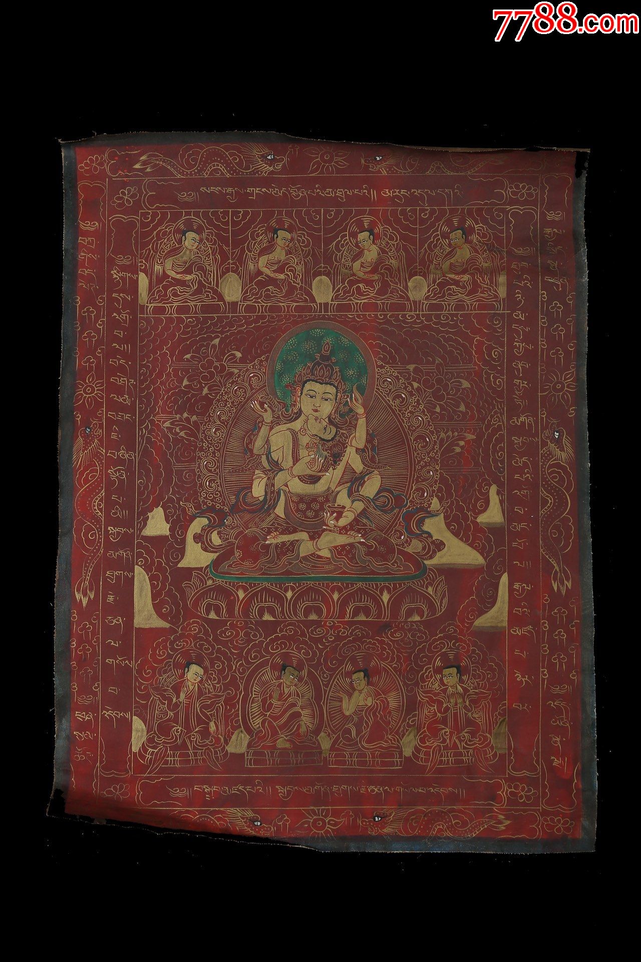 藏传佛教金丝唐卡_价格10000元_第1张_7788收藏__收藏热线