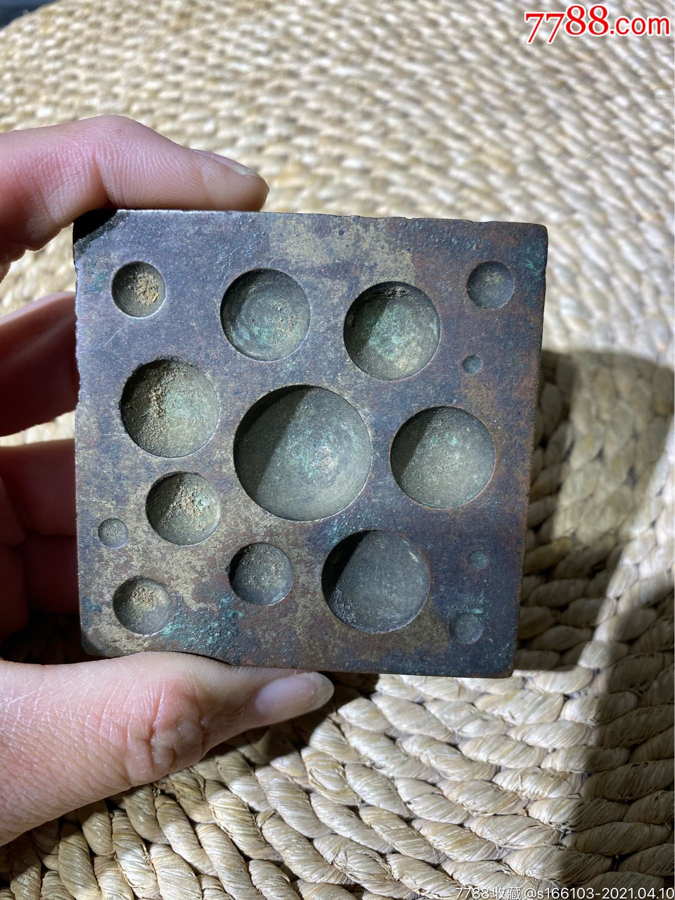 清代白铜首饰模具-价格:1500元-se79467009-铜杂件-零售-7788画册网