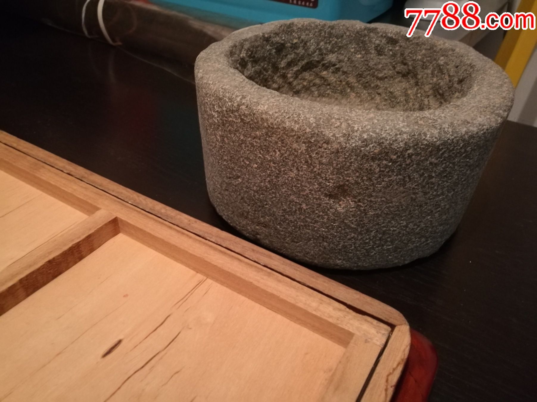 清代水仙石盆_花盆/花器_第1张_7788小人书