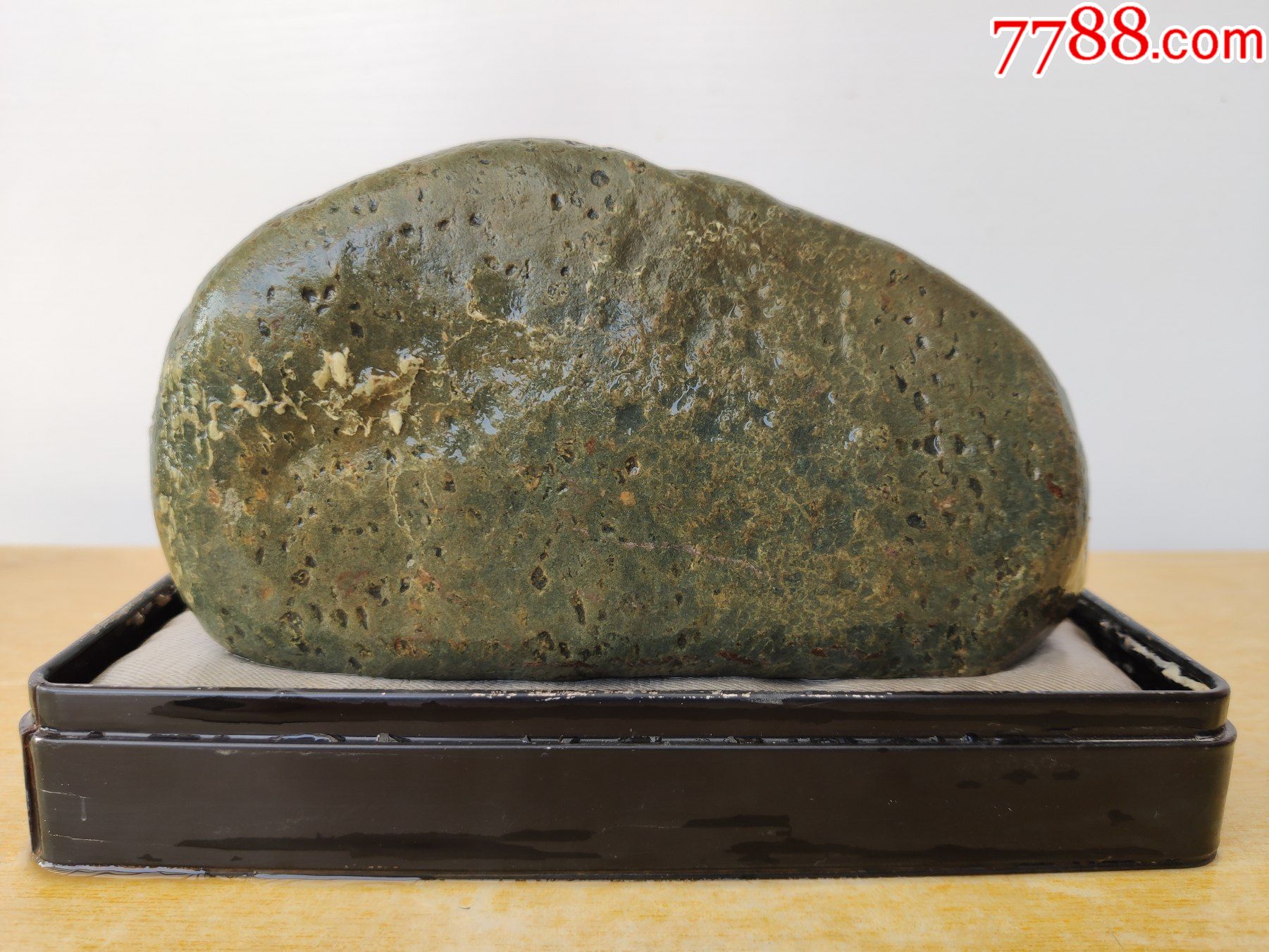 新进洛阳梅花石原石1693"青梅秀"(石型好,包浆好)-黄河石-7788黄河石