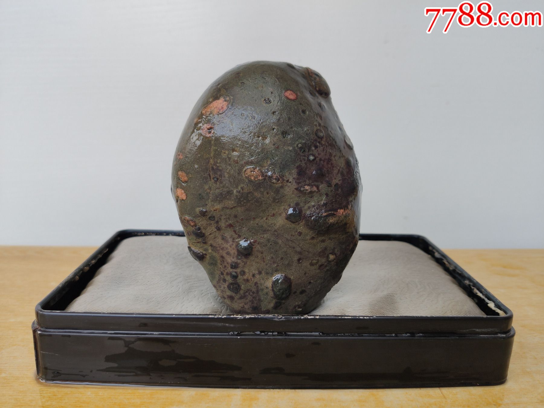 新进洛阳梅花石原石1704"福疙瘩"(立体感强,磁性强,包浆好)