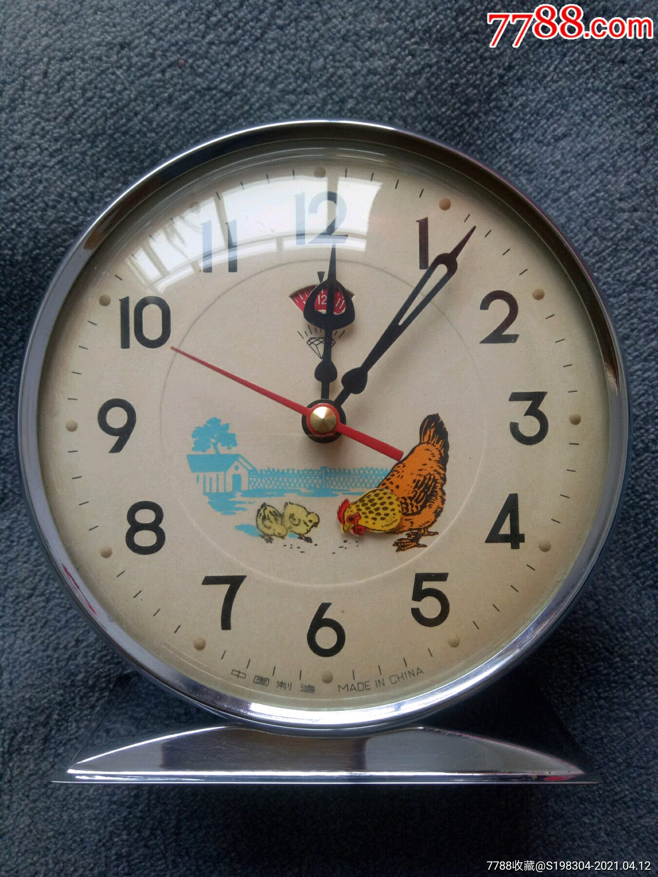 小鸡吃米闹钟-闹钟/马蹄表-7788收藏