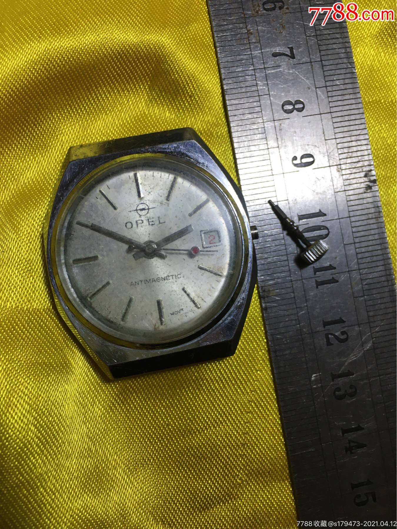 opel牌手表瑞士机芯实拍