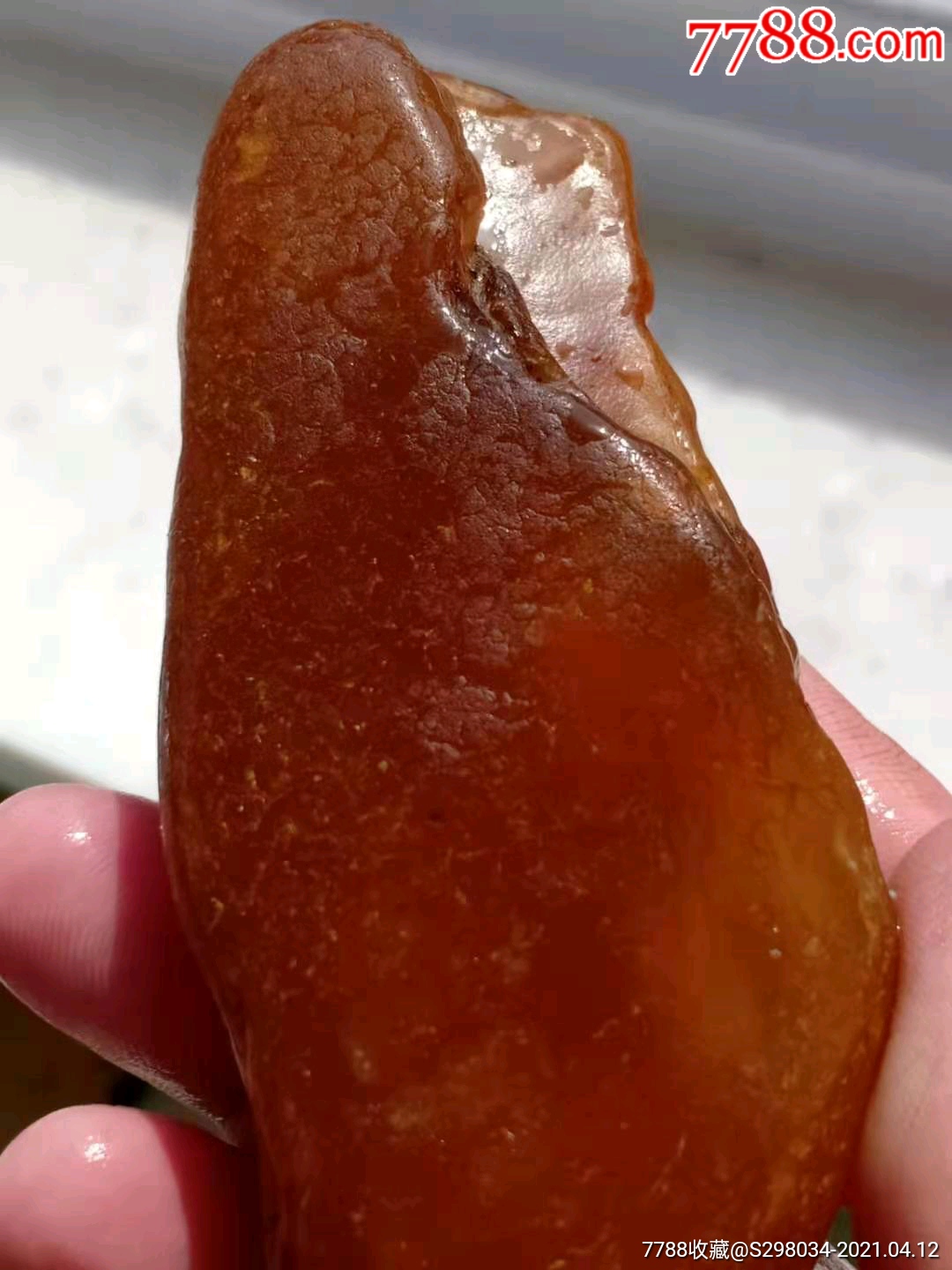 北红玛瑙江料一块
