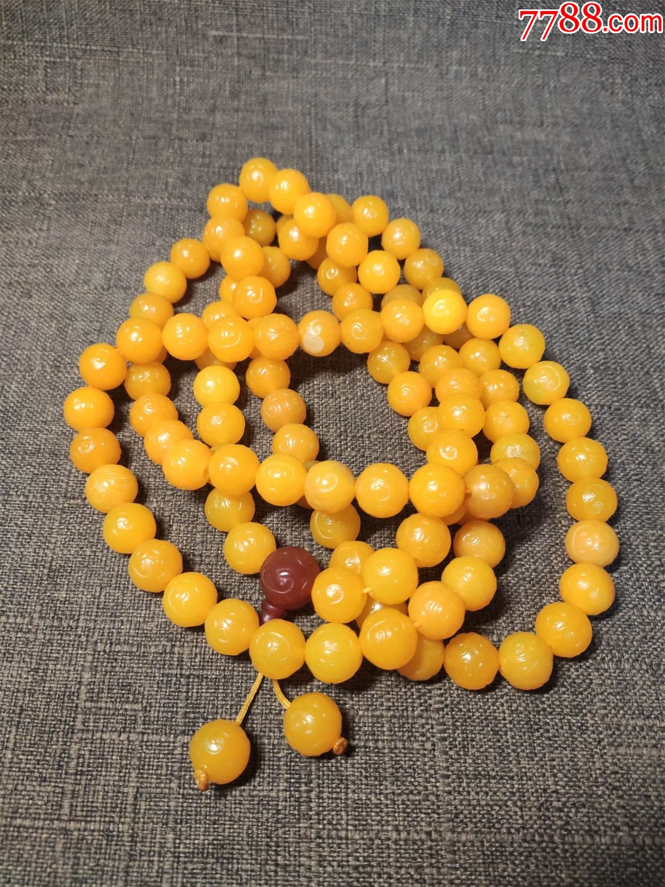 黄玛瑙佛珠