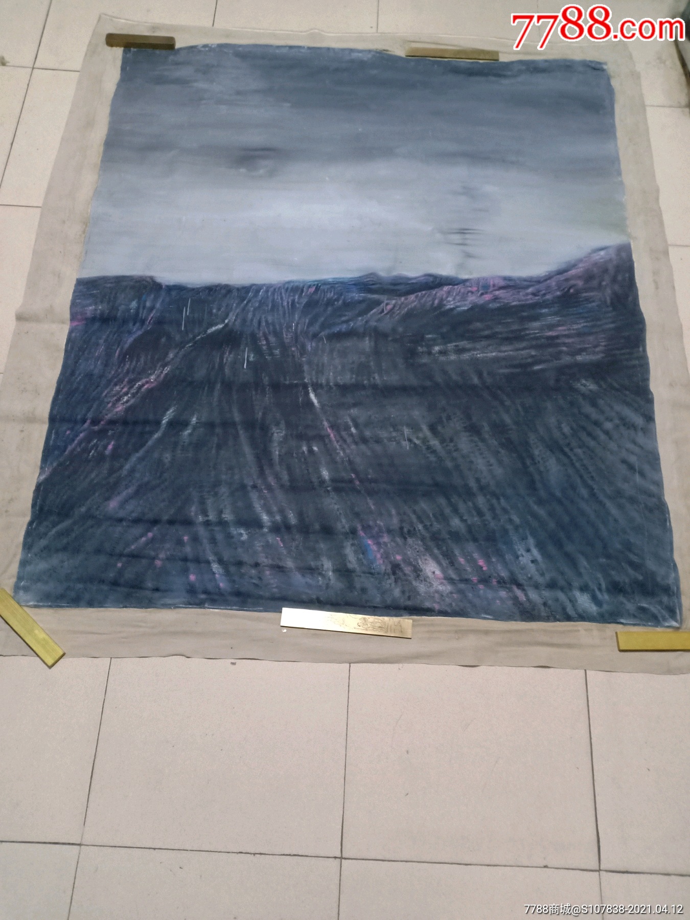 名家油画何杰2009年作品保真迹绷框170150厘米有画家签名