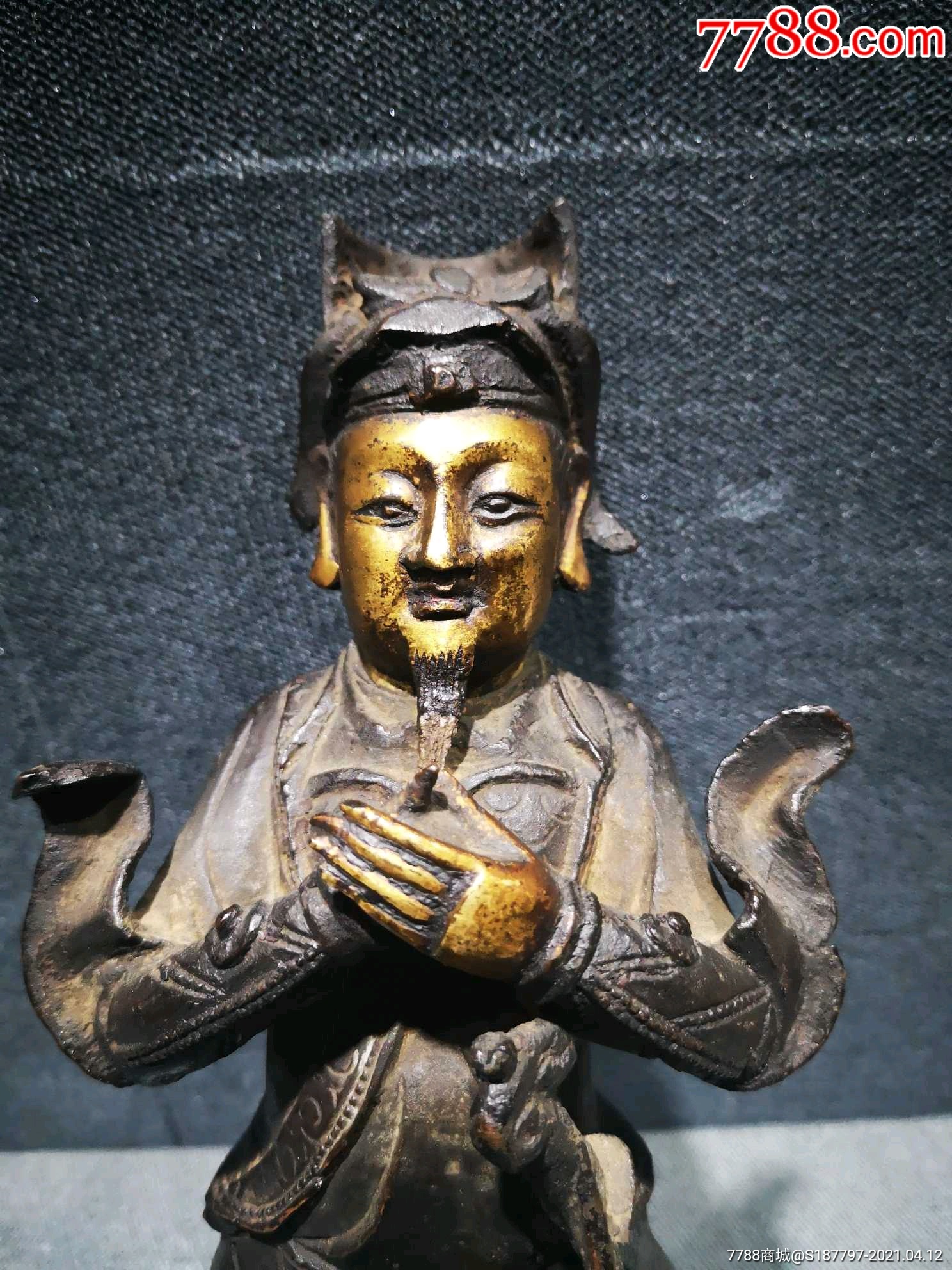 明代青铜造像-佛像/造像-7788佛像