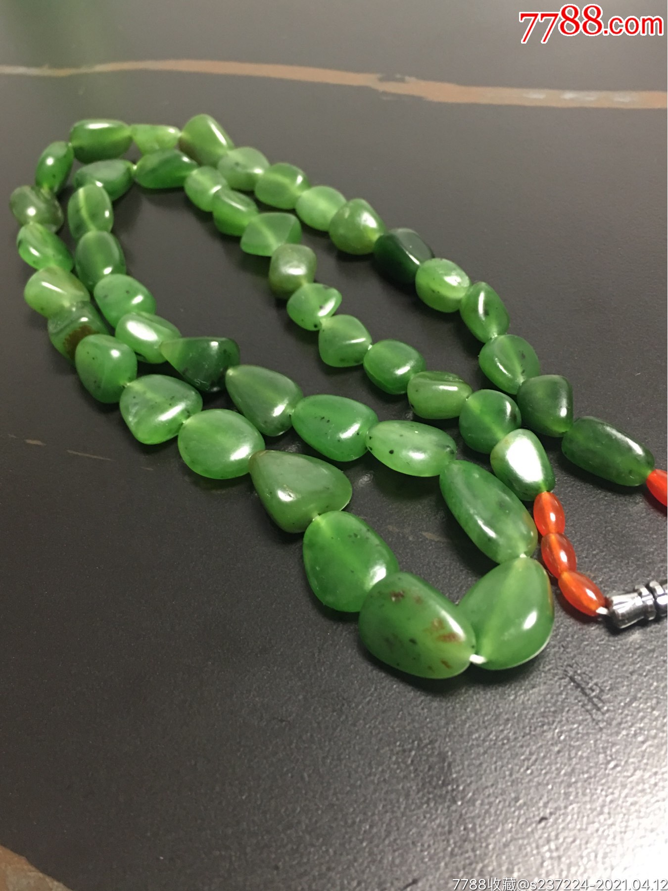碧玉籽料项链_和田玉_第3张_7788玉器收藏