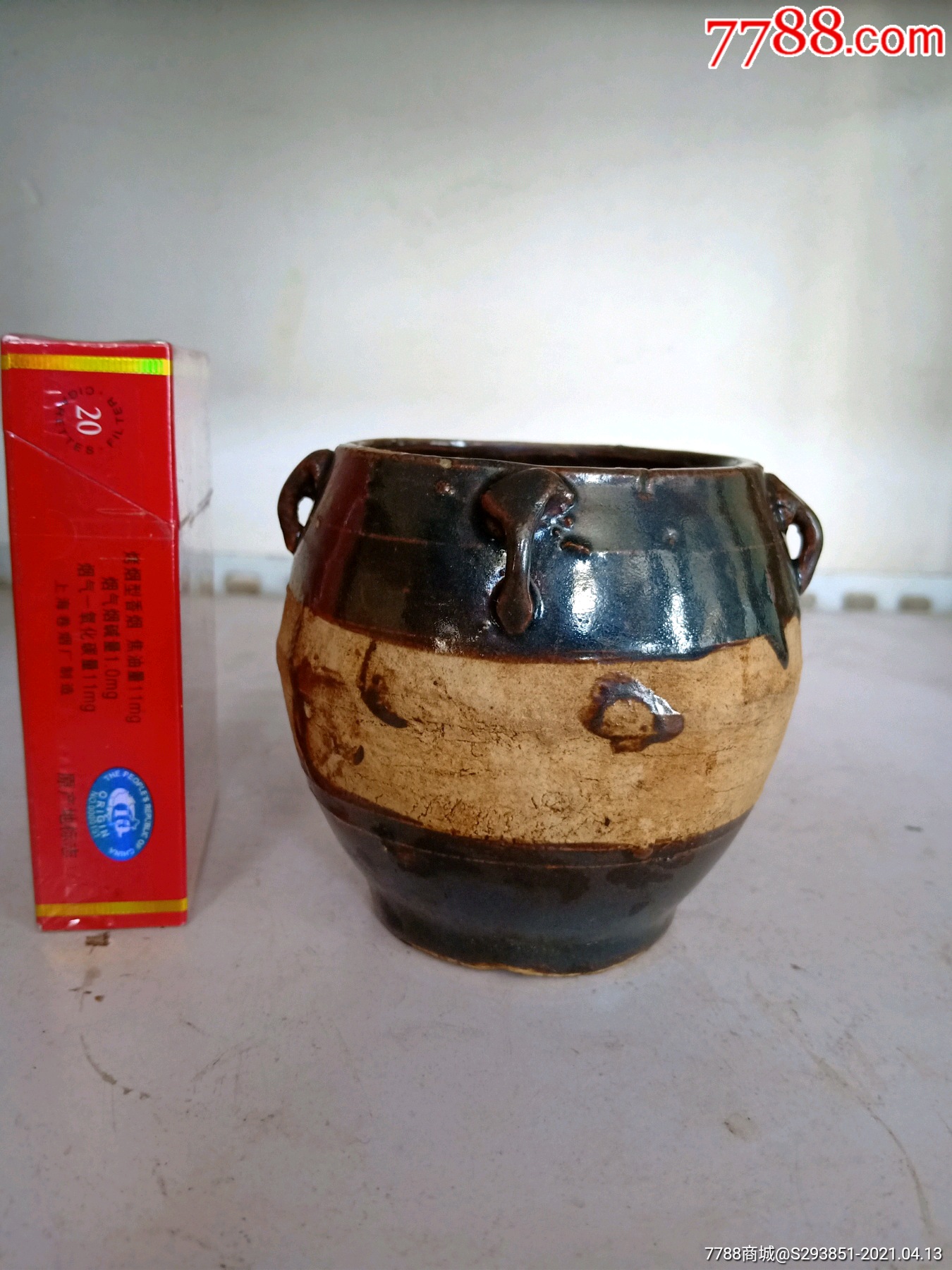 小陶罐四耳陶罐