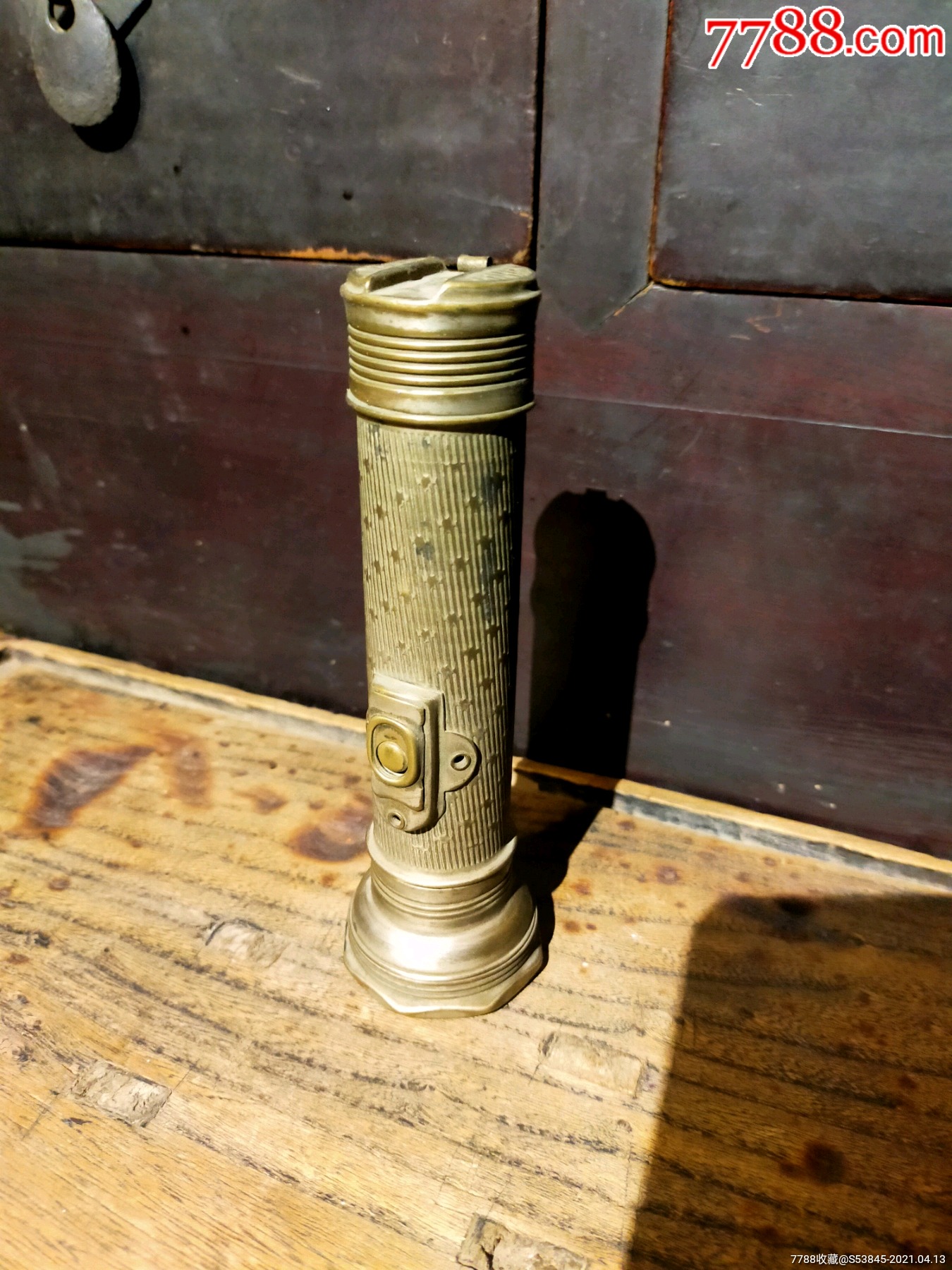 民国小巧铜手电_手电筒【货真价实美】_第1张_7788纸艺