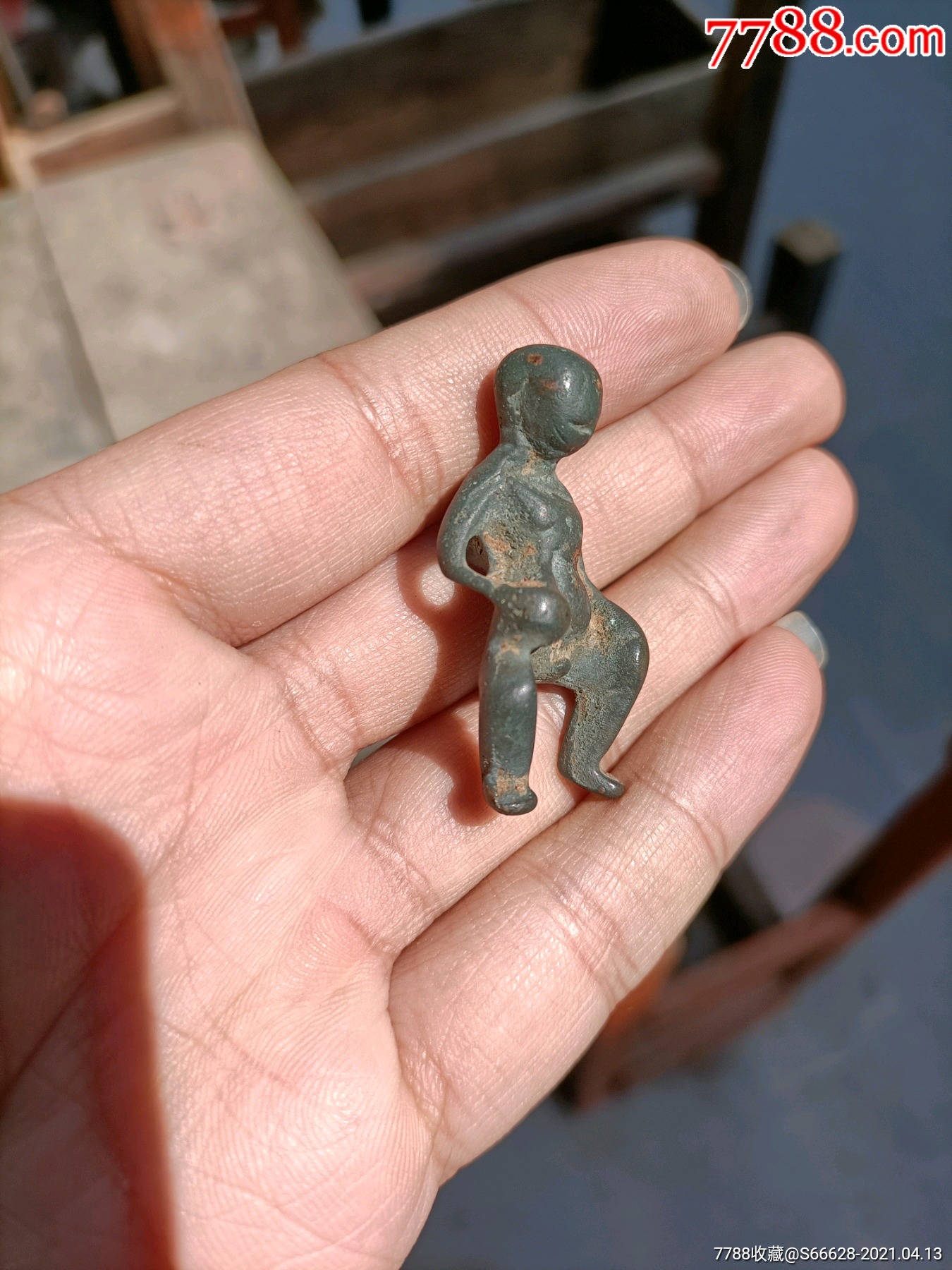 清代小童子,挂人,如图包老保真