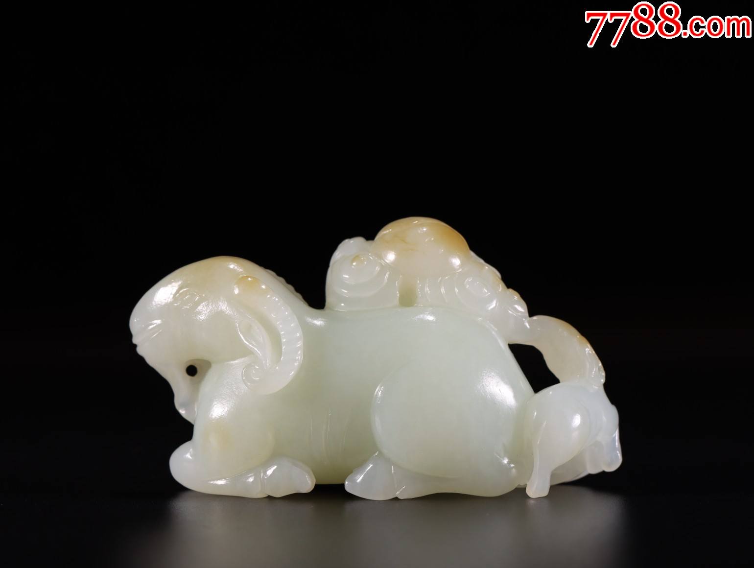 和田玉三羊开泰把件