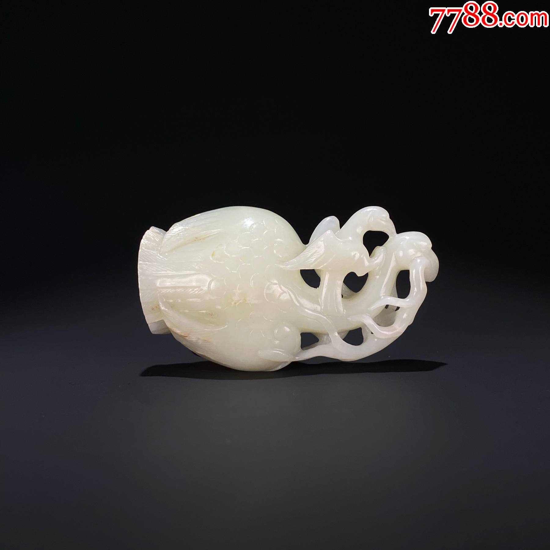 和田白玉春水玉海东青啄天鹅辽金玉器春水秋山玉