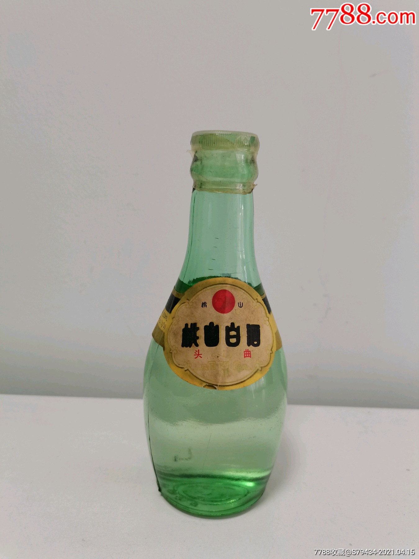 桃山白酒头曲200ml43度辽宁省法库县桃山酒厂膜开了保原酒稀少具体看