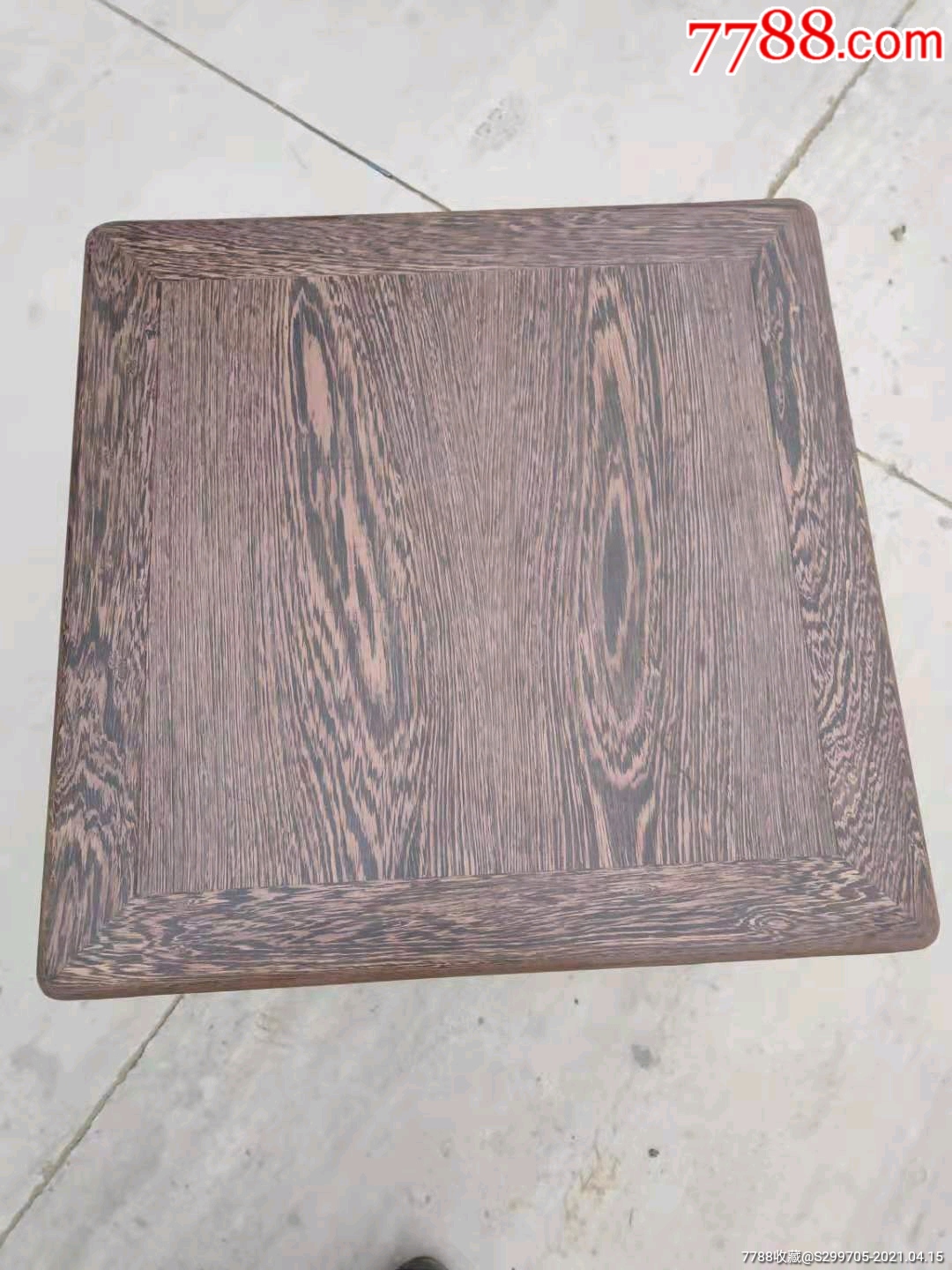 鸡翅木茶桌一套,原木色,做工精致,纹理清晰,全品牢固