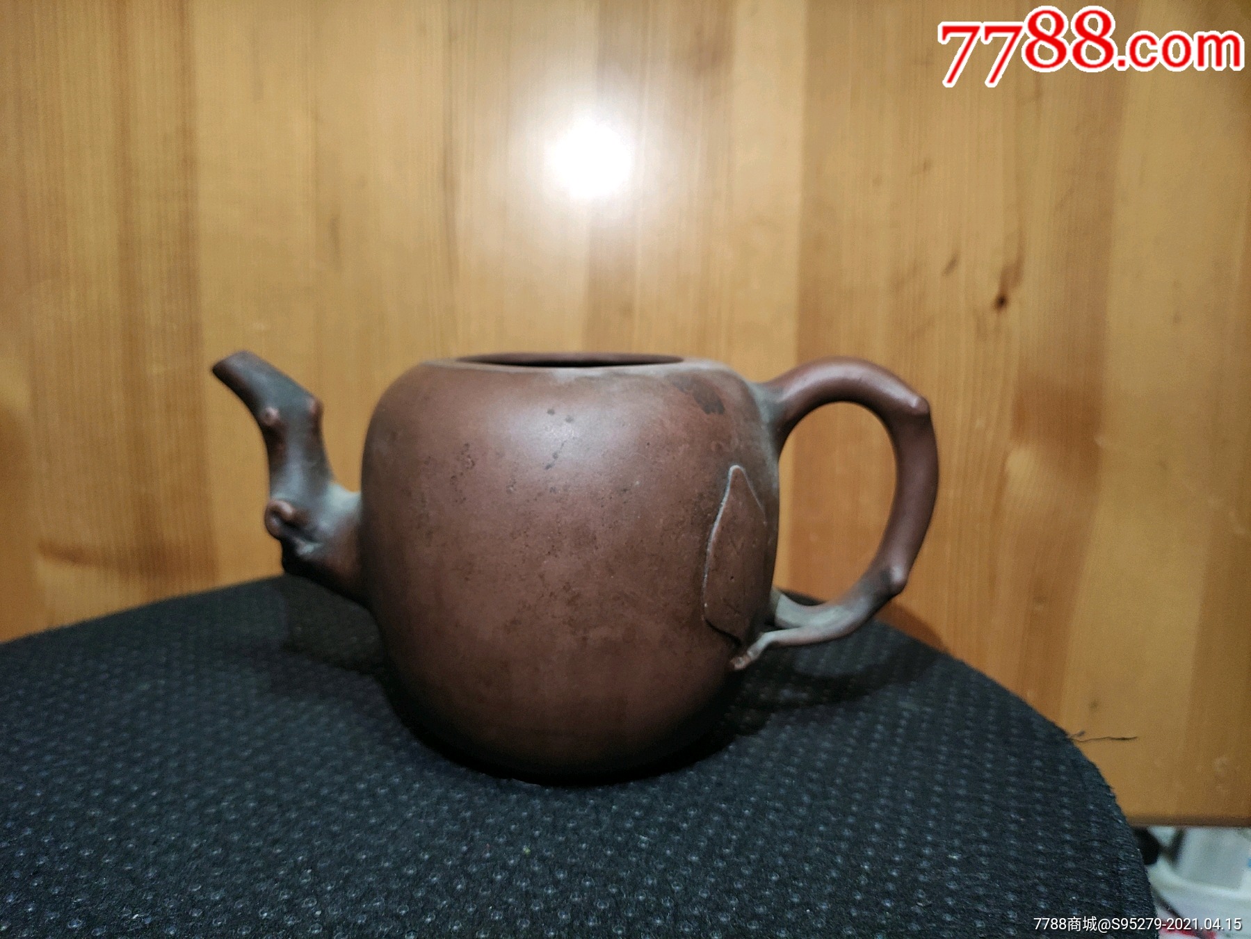 六十年代初木瓜紫砂壶