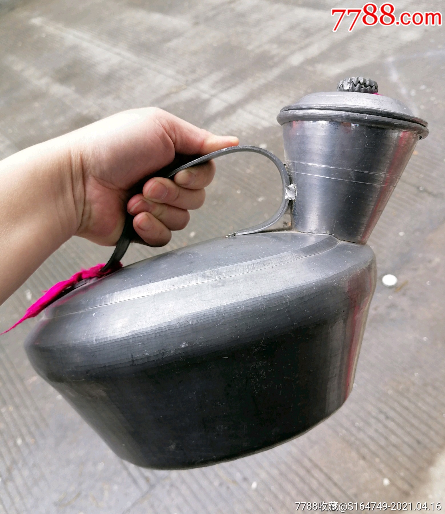 全品民俗锡器夜壶