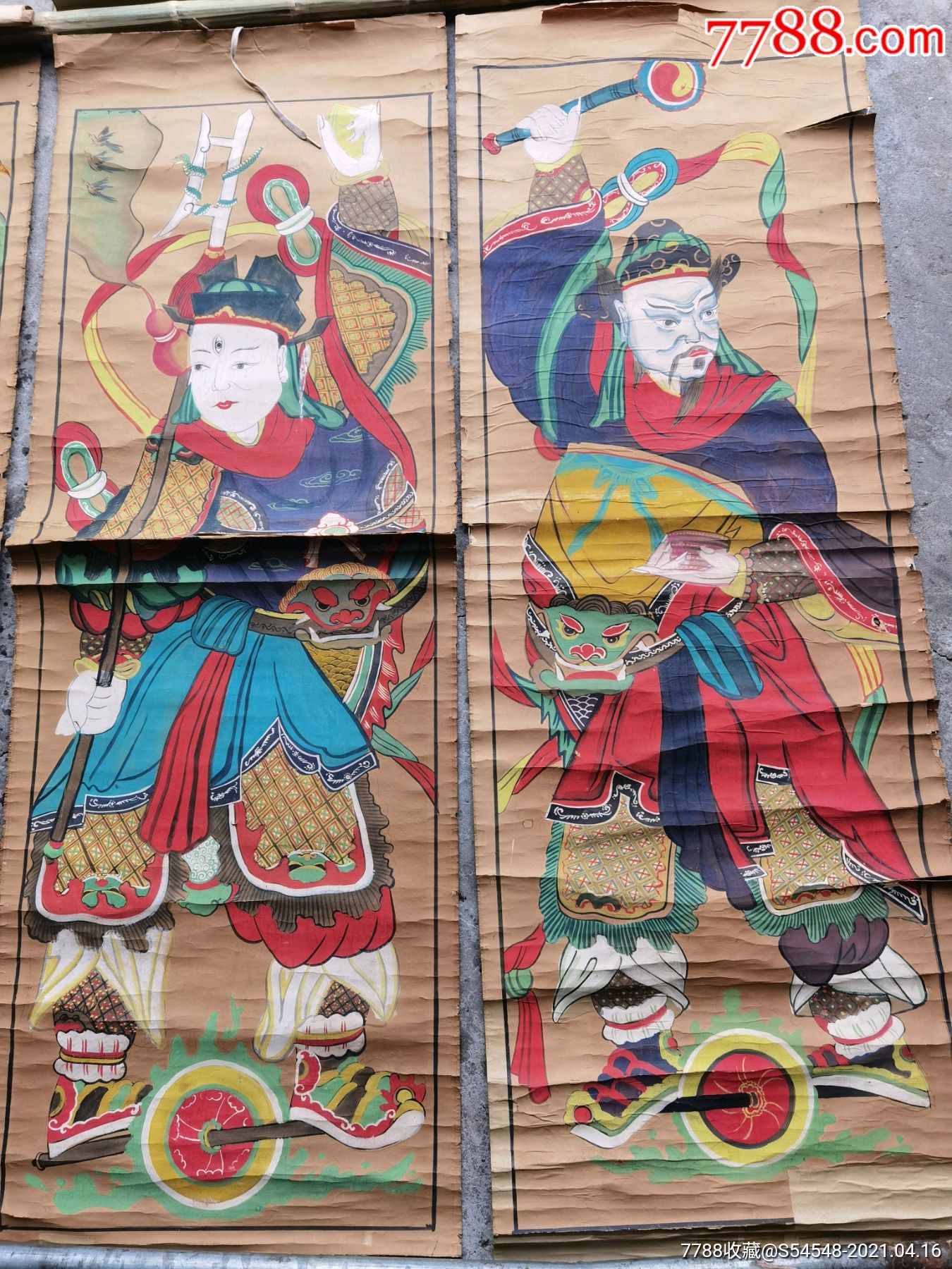 12張道教神仙畫,單張140x50cm,三包安全到家