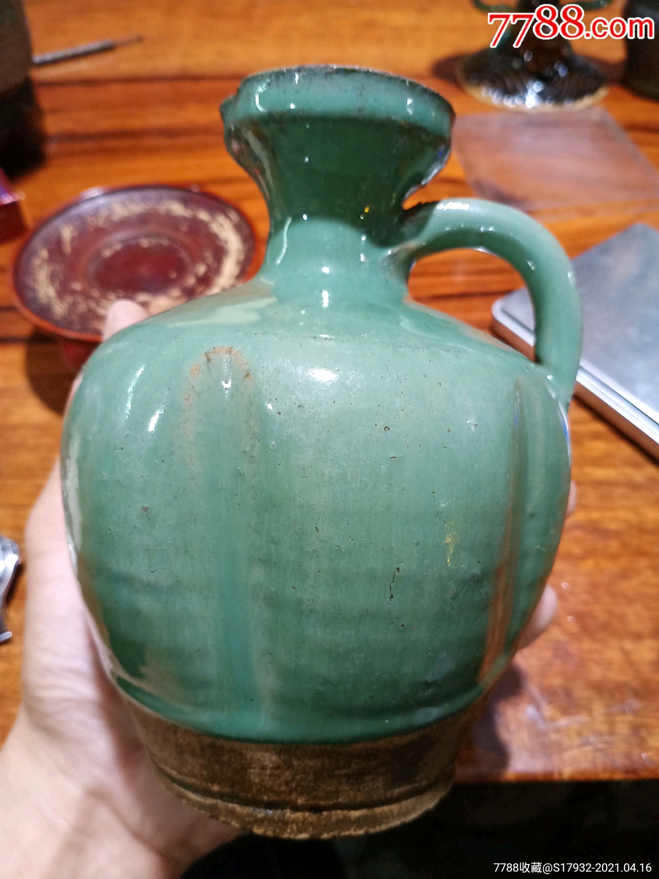清代云南华宁窑油壶酒壶_其他陶器_图片价格_收藏行情_7788集邮网