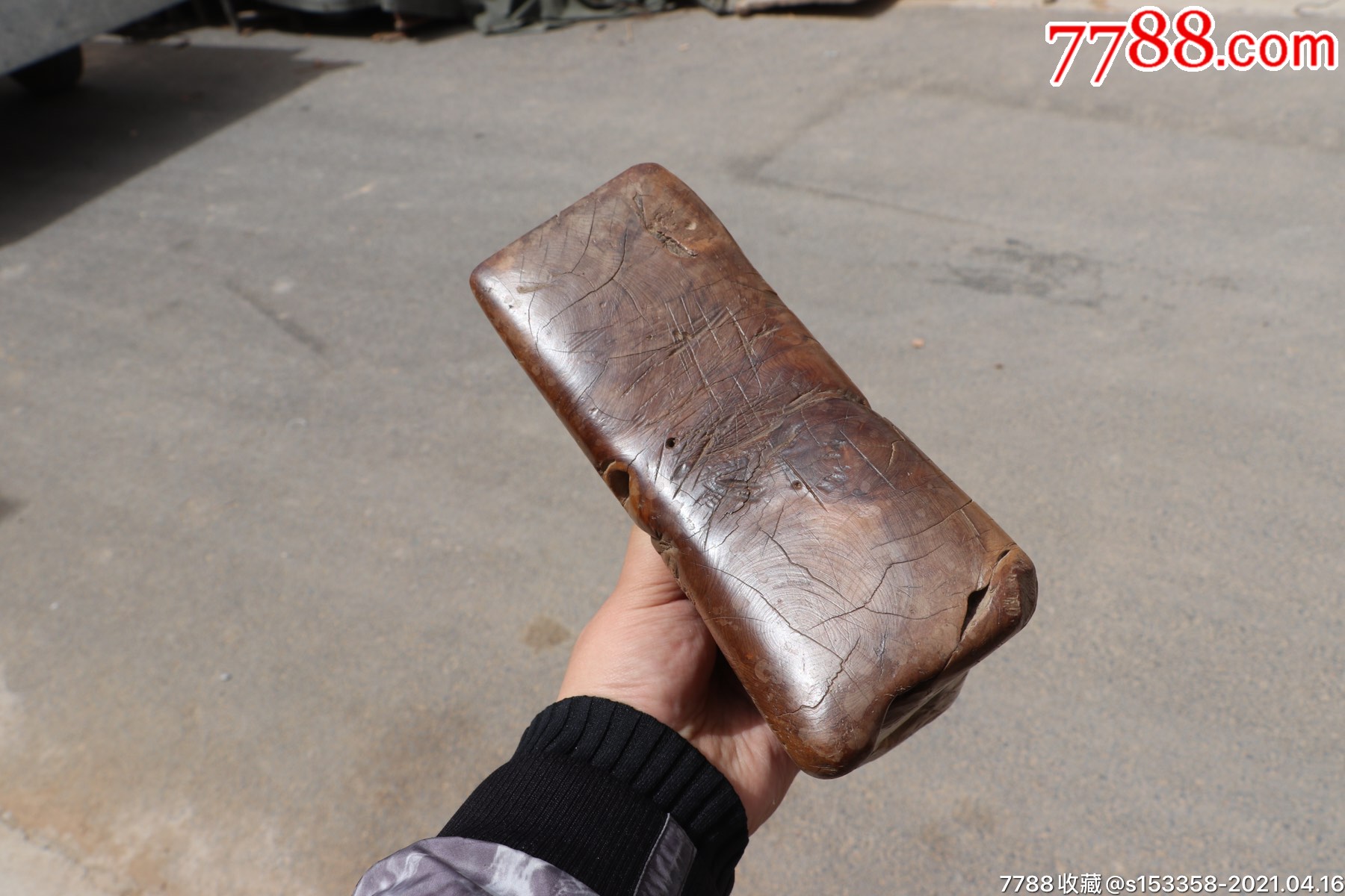 清代,黄柏木,元宝枕.