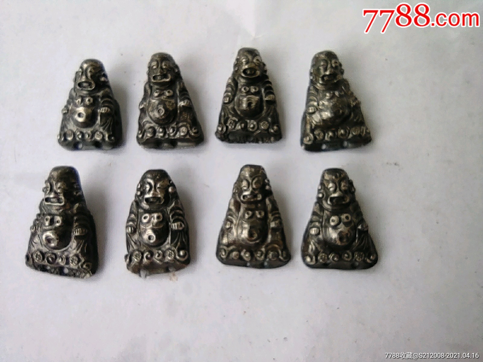 小银罗汉8个帽饰