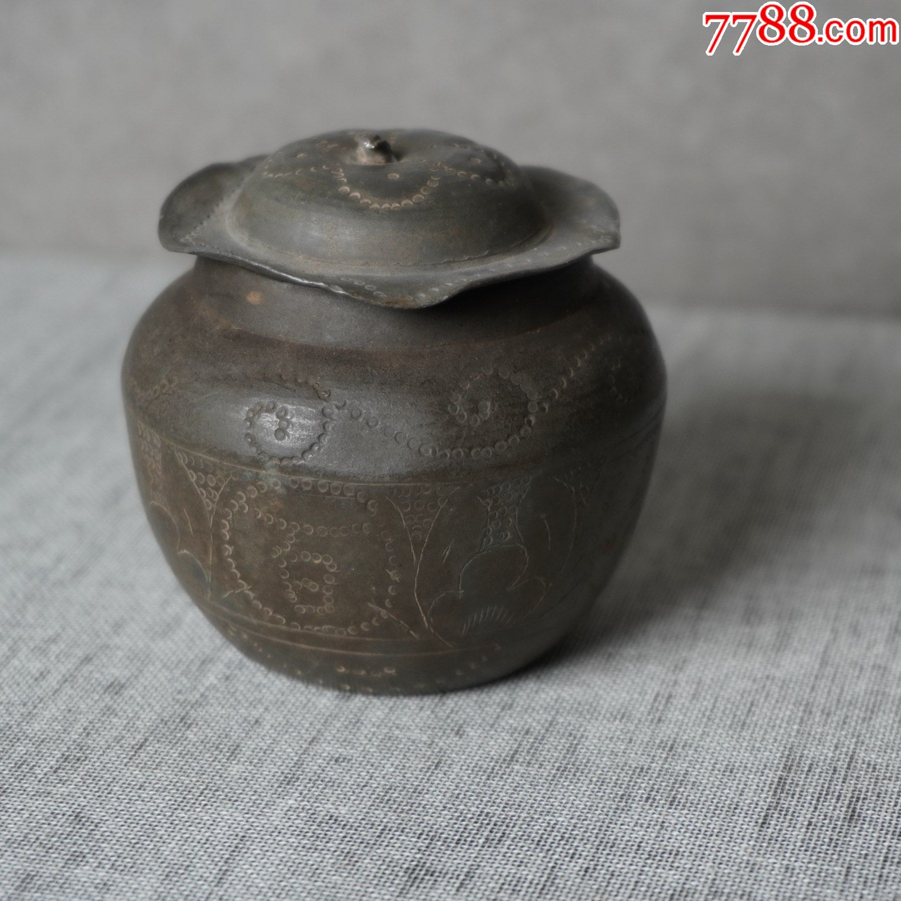 晚清民国锡罐茶叶罐小罐子锡器