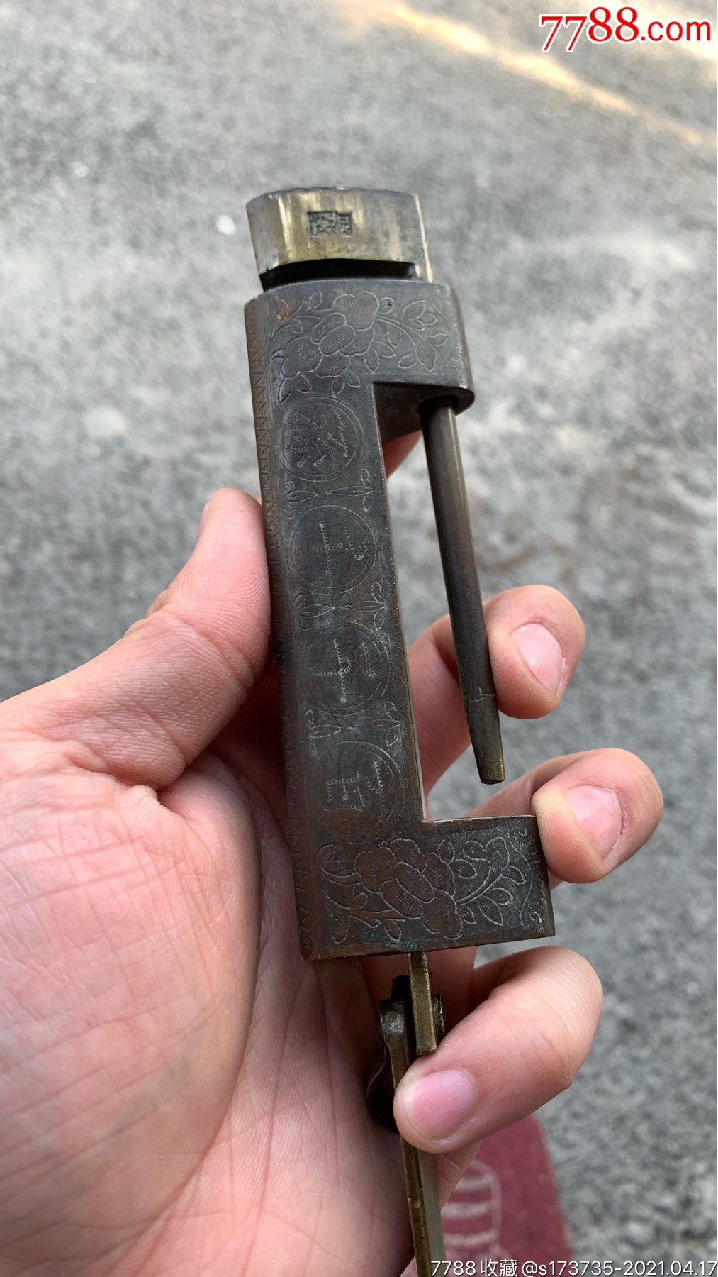 老铜锁铜锁老锁_铜锁/铜钥匙_图片鉴赏_收藏价格_7788铜器收藏