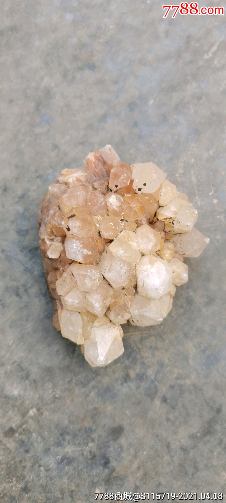 天然水晶簇柱原矿观赏奇文人石文房清供文玩杂项