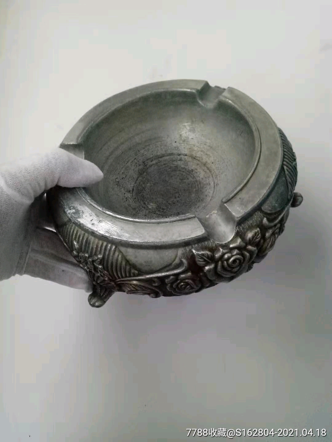 民国时期满洲铝制烟灰缸一个