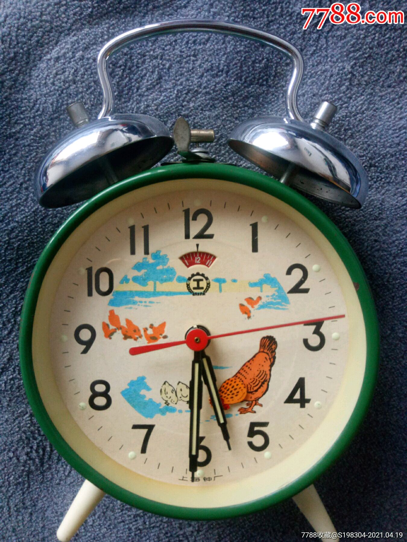 工字牌小鸡吃米闹钟