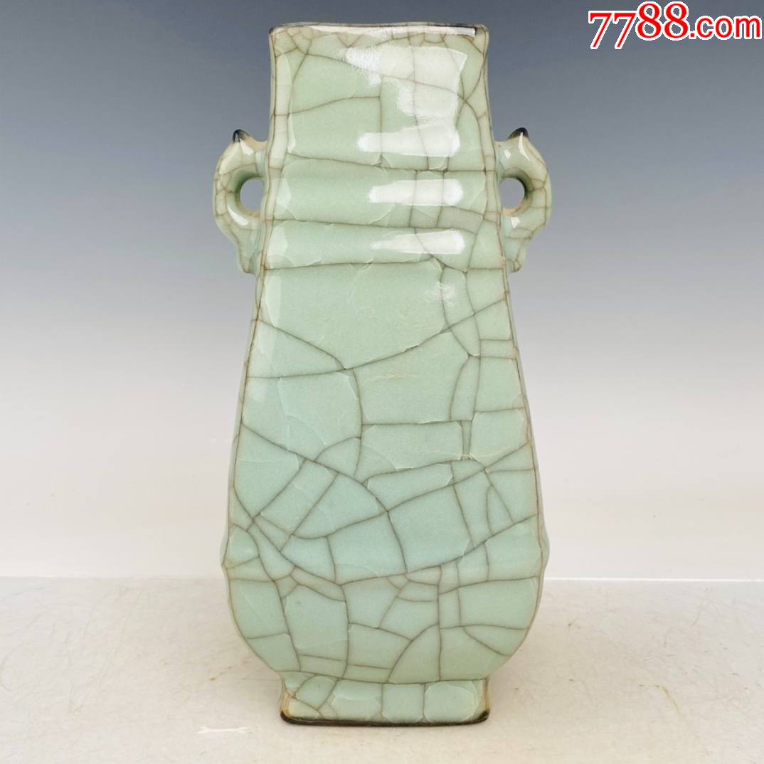 官瓷花斛高265厘米厘米直径12厘米工艺品