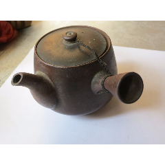 蒋耀新蒋跃新竹编篓紫砂壶藤编质感实则手工泥雕细刻形象逼真