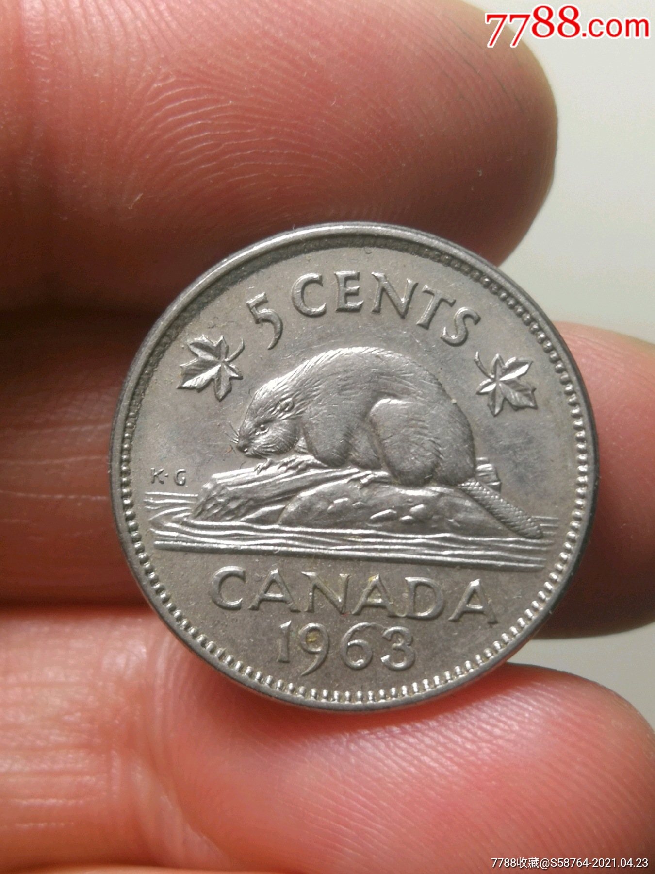 加拿大1963年五分