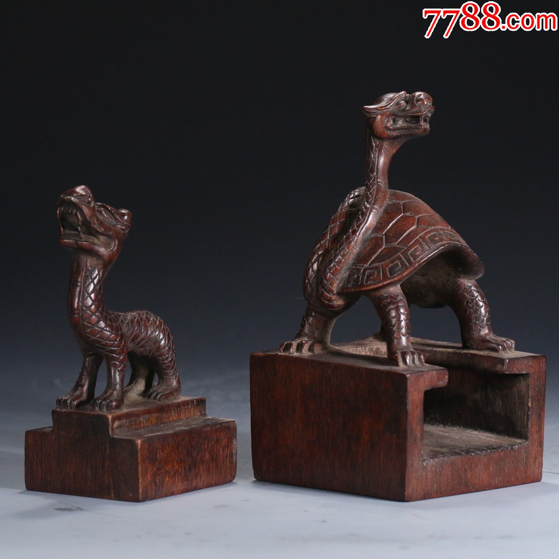 旧藏,老沉香玄武印章