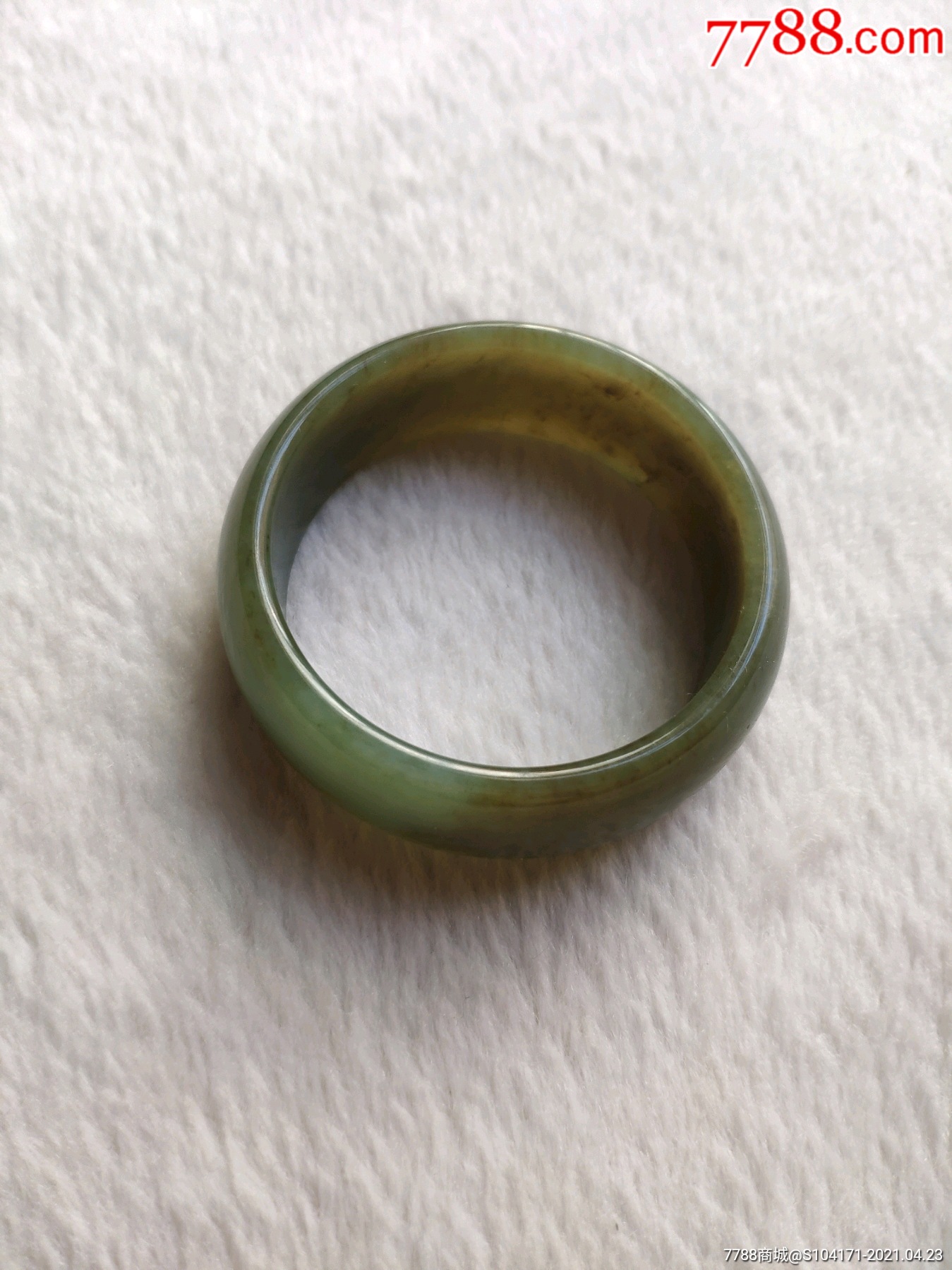 古玉老玉和田玉青白玉手镯明清老玉件玉器