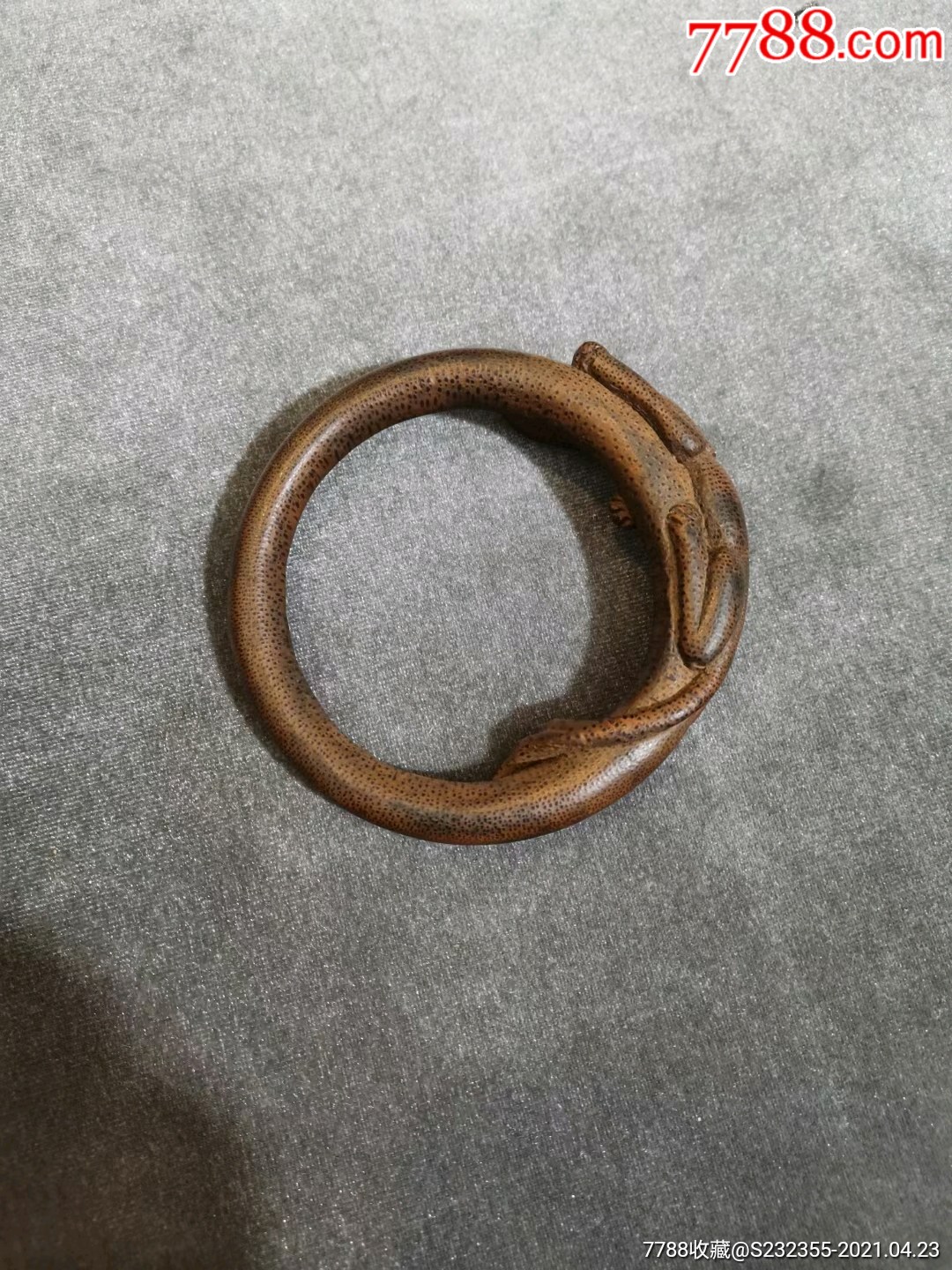 喜欢议价清,竹根手镯