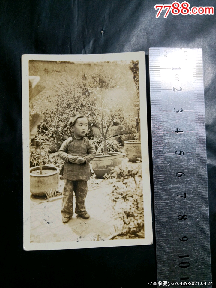 民国儿童题材照片如图保存完好