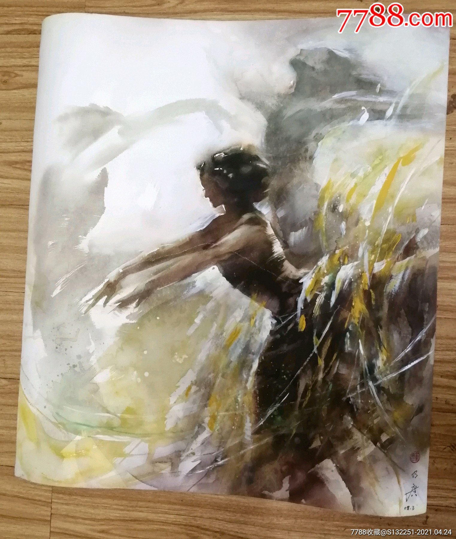 中国水彩画领军人陈乃广作品