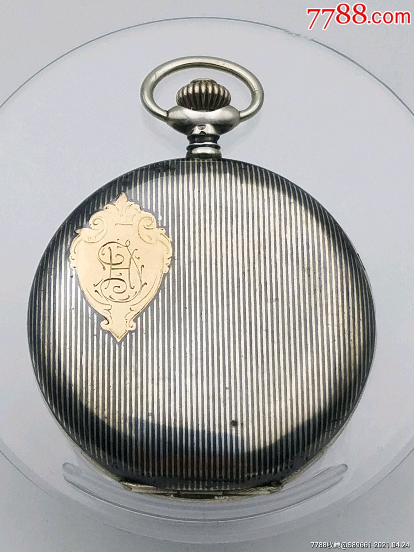 乌银瑞士猎壳银怀表