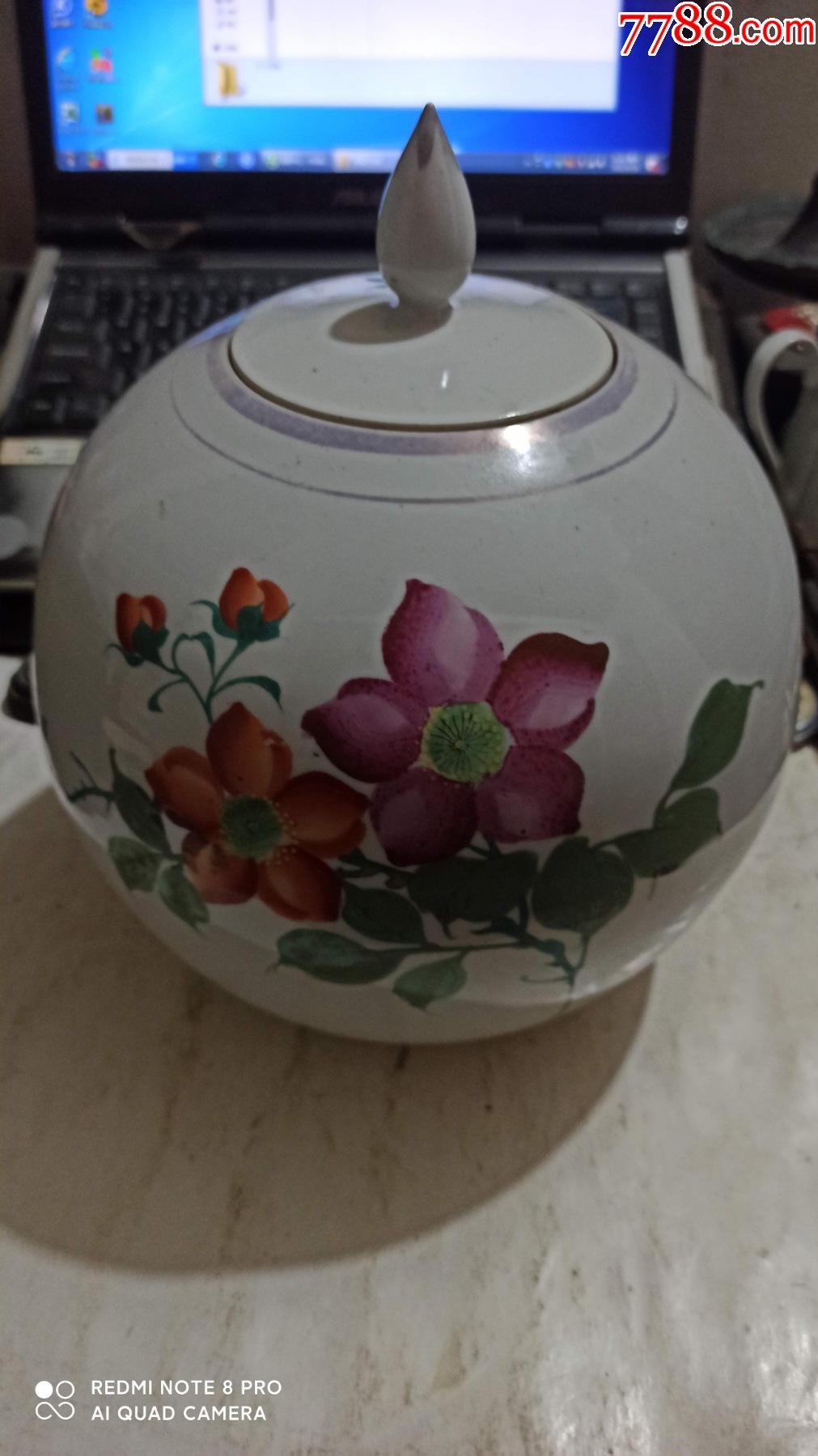 567彩绘西瓜罐醴陵瓷